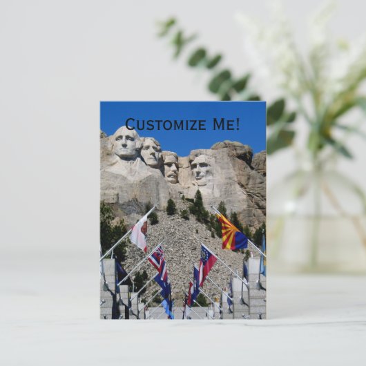  Mt Rushmore Souvenir Briefkaart (Staand voorkant)