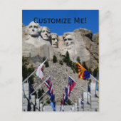 Mt Rushmore Souvenir Briefkaart (Voorkant)