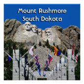  Mt Rushmore Souvenir Foto Afdruk (Voorkant)