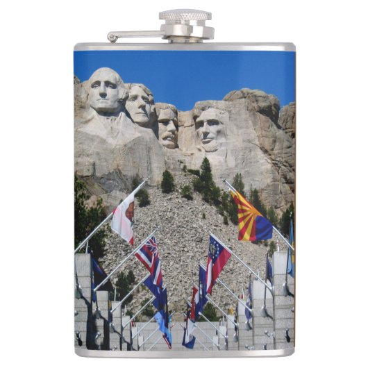Mt Rushmore Souvenir Heupfles (Voorkant)