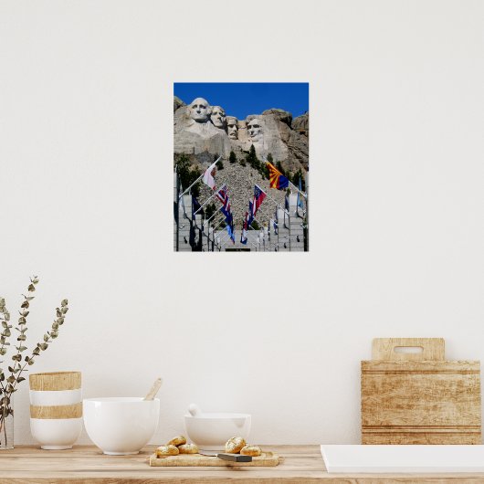  Mt Rushmore Souvenir Poster (Keuken)