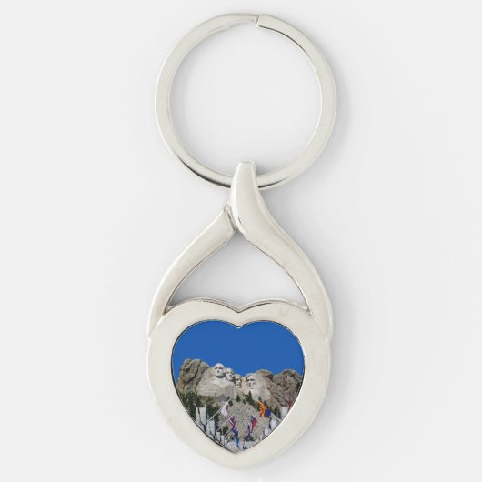 Mt Rushmore Souvenir Sleutelhanger (Voorkant)