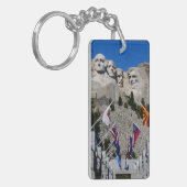Mt Rushmore Souvenir Sleutelhanger (Voorkant Links)
