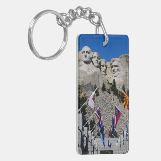  Mt Rushmore Souvenir Sleutelhanger (Voorkant Links)