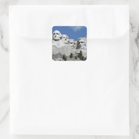 Mt. Rushmore Square Sticker (Tas)