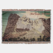  Mt. Rushmore Throw Blanket Deken (Voorkant)