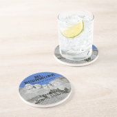 Mt. Rushmore Zandsteen Onderzetter (Zijkant)