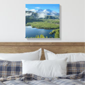 Mt. Saint Helens 10 x 10 gewikkeld doek Canvas Afdruk (Insitu (Slaapkamer))