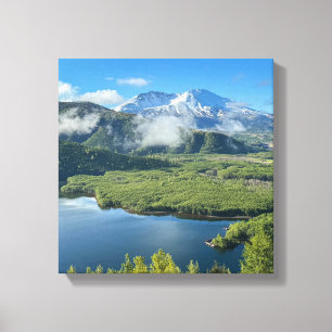 Mt. Saint Helens 10 x 10 gewikkeld doek Canvas Afdruk
