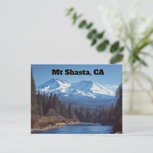 Mt Shasta, CA Briefkaart (Staand voorkant)