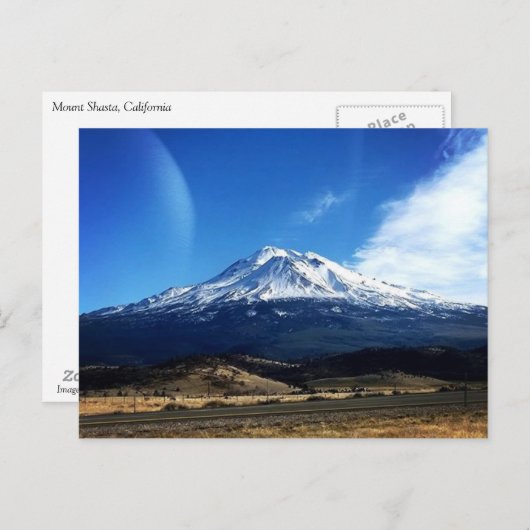 Mt. Shasta, CA Briefkaart (Voorkant / Achterkant)