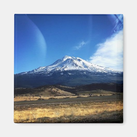 Mt. Shasta, CA Magneet (Voorkant)