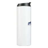 Mt. Shasta California Alsjeblieft Thermosbeker (Gedraaid links)