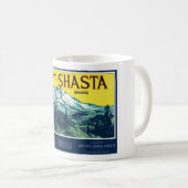  mt Shasta California Pars Label Koffiemok (Voorkant rechts)