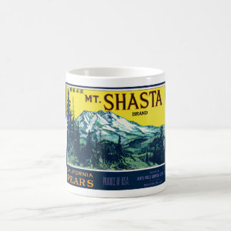  mt Shasta California Pars Label Koffiemok