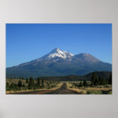 Mt. Shasta California - Volcano Poster (Voorkant)