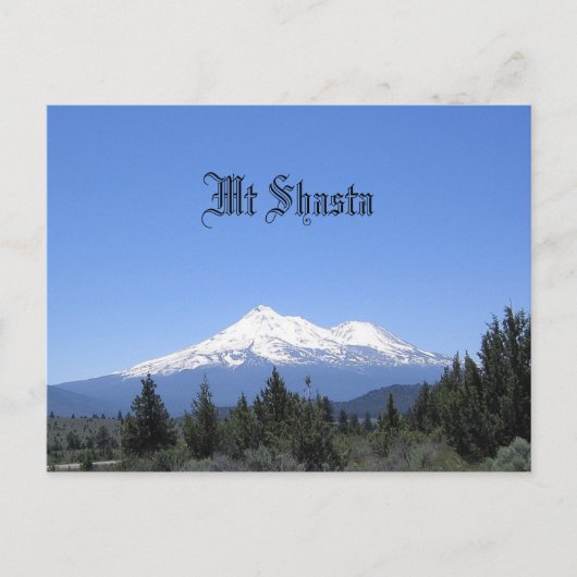Mt. Shasta, Californië Briefkaart (Voorkant)