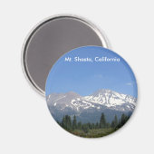 Mt. Shasta, Californië Magneet (Voorkant / Achterkant)