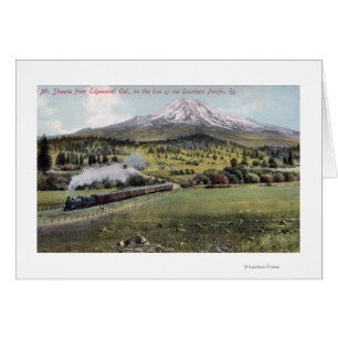 Mt. Shasta en Southern Pacific Rail