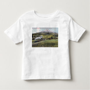 Mt. Shasta en Southern Pacific Rail Kinder Shirts