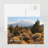 Mt. Shasta in de Herfst Briefkaart (Voorkant / Achterkant)