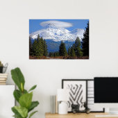 MT SHASTA MET LENTICULAIRE POSTER (Thuiskantoor)