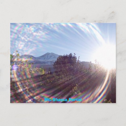 Mt. Shasta Portal Briefkaart (Voorkant)