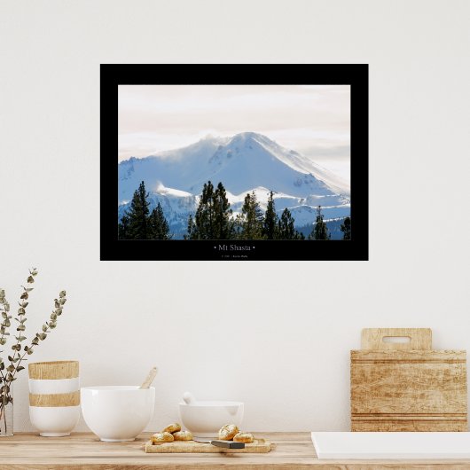 Mt Shasta Poster (Keuken)
