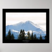 Mt Shasta Poster (Voorkant)