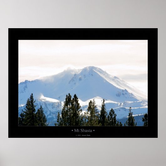 Mt Shasta Poster (Voorkant)