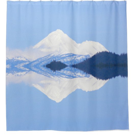 Mt. Shasta reflecties..... Douchegordijn (Voorkant)