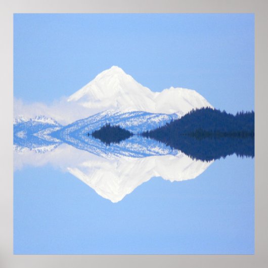 Mt. Shasta reflecties...... Poster (Voorkant)