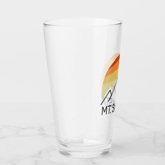 Mt. Shasta Retro Glas (Rechts)