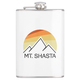 Mt. Shasta Retro Heupfles