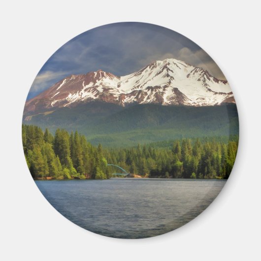 MT SHASTA VAN LAKE SISKIJE MAGNEET (Voorkant)