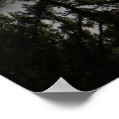 Mt. Shasta voorbij de mist... Poster (Hoek)