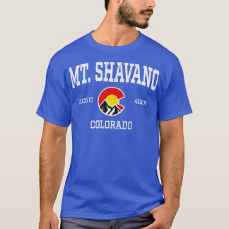 Mt Shavano Colorado 14ers  Atletische Mountai T-shirt
