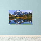 Mt. Shuksan canvasafdruk Canvas Afdruk (Insitu (Houten vloer))