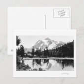 Mt. Shuksan en Mt. Baker Lodge Foto Briefkaart (Voorkant / Achterkant)