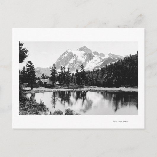 Mt. Shuksan en Mt. Baker Lodge Foto Briefkaart (Voorkant)