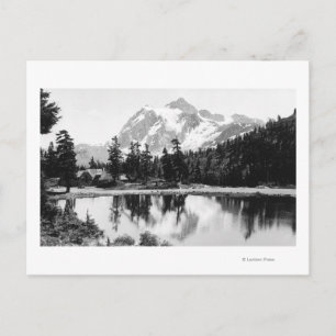 Mt. Shuksan en Mt. Baker Lodge Foto Briefkaart