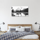 Mt. Shuksan en Mt. Baker Lodge Foto Canvas Afdruk (Insitu (Slaapkamer))