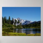 Mt Shuksan van Afbeelding Lake Poster (Voorkant)