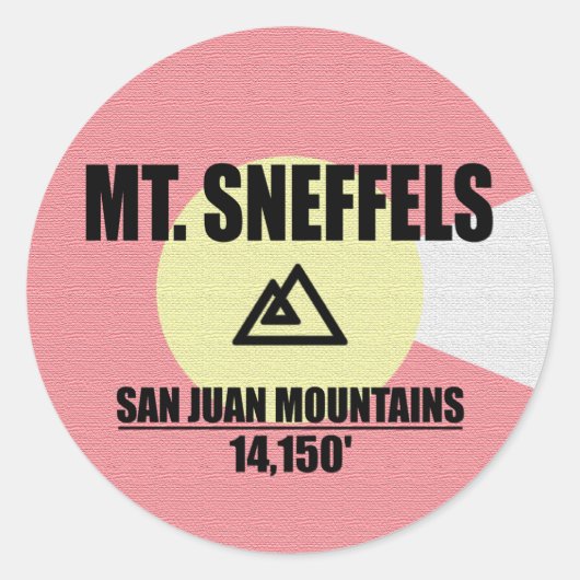 Mt. Sneffels Ronde Sticker (Voorkant)