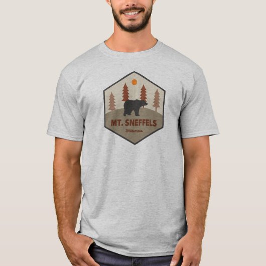 Mt. Sneffels Wilderness Colorado Beer T-shirt (Voorkant)