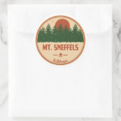 Mt. Sneffels Wilderness Colorado Ronde Sticker (Tas)
