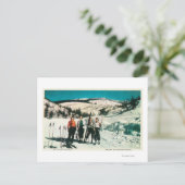 Mt. Spokane State Park DameskiingWashington Briefkaart (Staand voorkant)