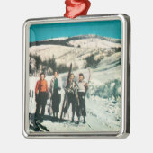 Mt. Spokane State Park DameskiingWashington Metalen Ornament (Links)