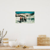 Mt. Spokane State Park DameskiingWashington Poster (Keuken)