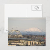 Mt St Helens & Fremont Bridge Briefkaarten (Voorkant / Achterkant)